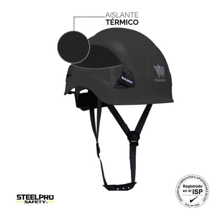 CASCO YAKO STEELPRO NEGRO 2