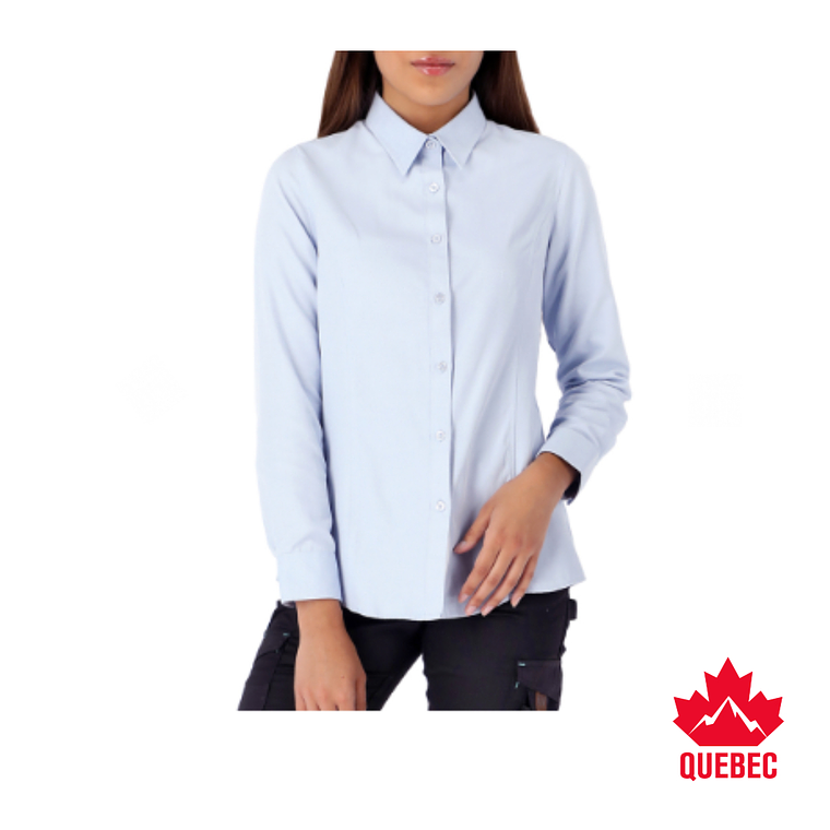CAMISA QUEBEC VANCOUVER MUJER CELESTE 1