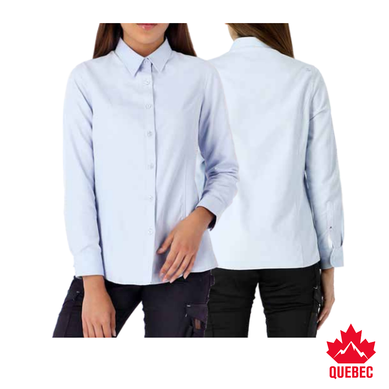 CAMISA QUEBEC VANCOUVER MUJER CELESTE 3