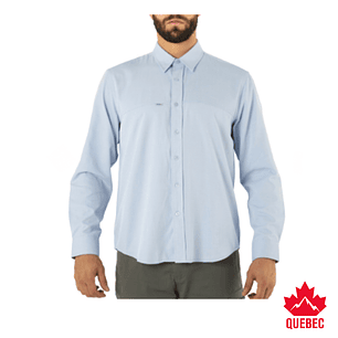 CAMISA QUEBEC VANCOUVER HOMBRE CELESTE