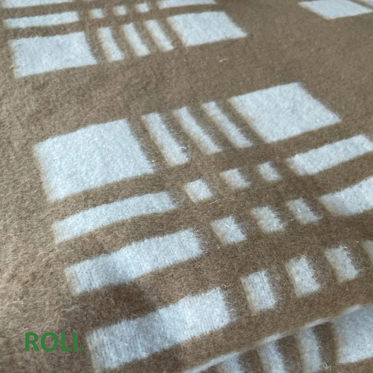 .FRAZADA ESCOCESA DOBLE FAZ 1 1/2 PLAZA 1.60 x 2.20 MT 4