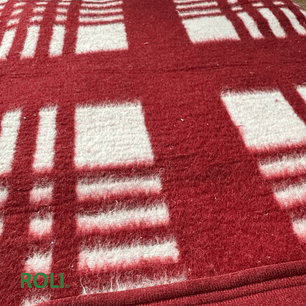 .FRAZADA ESCOCESA DOBLE FAZ KING 2 x 2.4 MT.