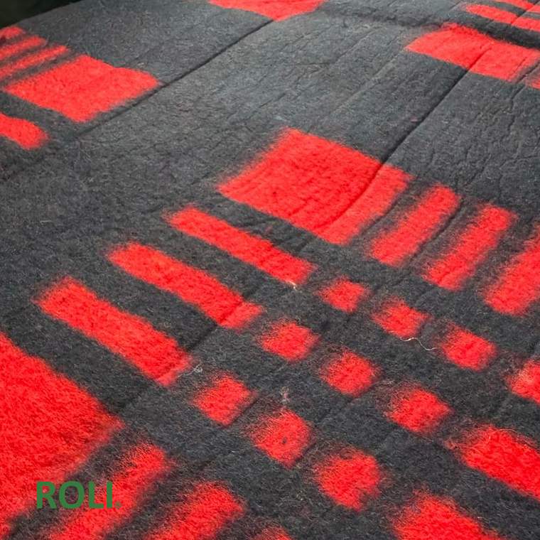 .FRAZADA ESCOCESA DOBLE FAZ SUPER KING 2.20 x 2.70 MT. 5