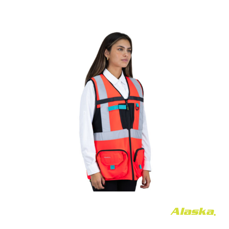 CHALECO GEOLOGO ALASKA XPERT MUJER ROJO 3