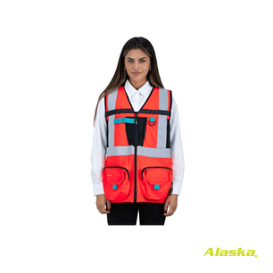 CHALECO GEOLOGO ALASKA XPERT MUJER ROJO