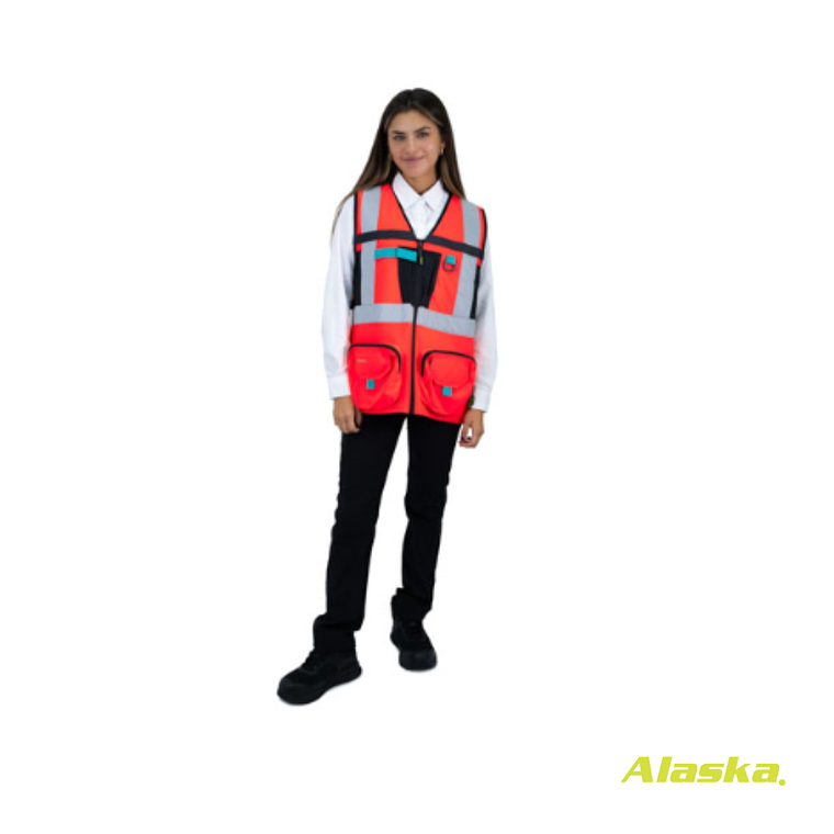CHALECO GEOLOGO ALASKA XPERT MUJER ROJO 4