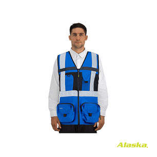 CHALECO GEOLOGO ALASKA XPERT HOMBRE AZUL