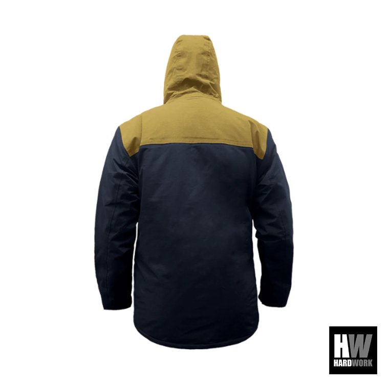 PARKA HW KODIAK AZUL MOSTAZA 2