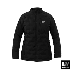 PARKA INSULADA HW EXPLORER S/ GORRO MUJER NEGRA