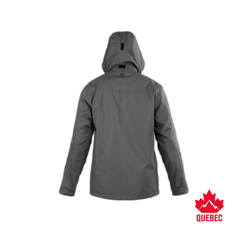 PARKA DESMONTABLE MUJER QUEBEC OTTAWA 3 EN 1 - GRIS 3