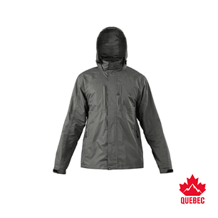PARKA DESMONTABLE MUJER QUEBEC OTTAWA 3 EN 1 - GRIS