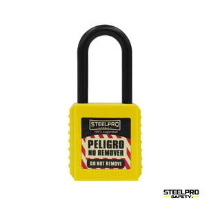 CANDADO STEELPRO DIELECTRICO AMARILLO