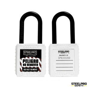 CANDADO STEELPRO DIELECTRICO BLANCO