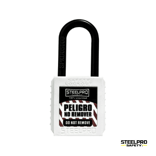 CANDADO STEELPRO DIELECTRICO BLANCO