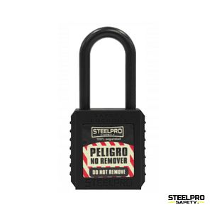 CANDADO STEELPRO DIELECTRICO NEGRO