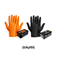 GUANTE RAVEN NITRILO TEXTURIZADO NEGRO O NARANJO 8.0 GR (10 CAJAS DE 100 UNIDADES) - Miniatura 1