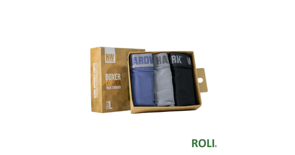 TRIPACK BOXER HW E-COPPER