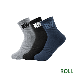 TRIPACK CALCETINES HW ALGODON TOBILLERO MUJER