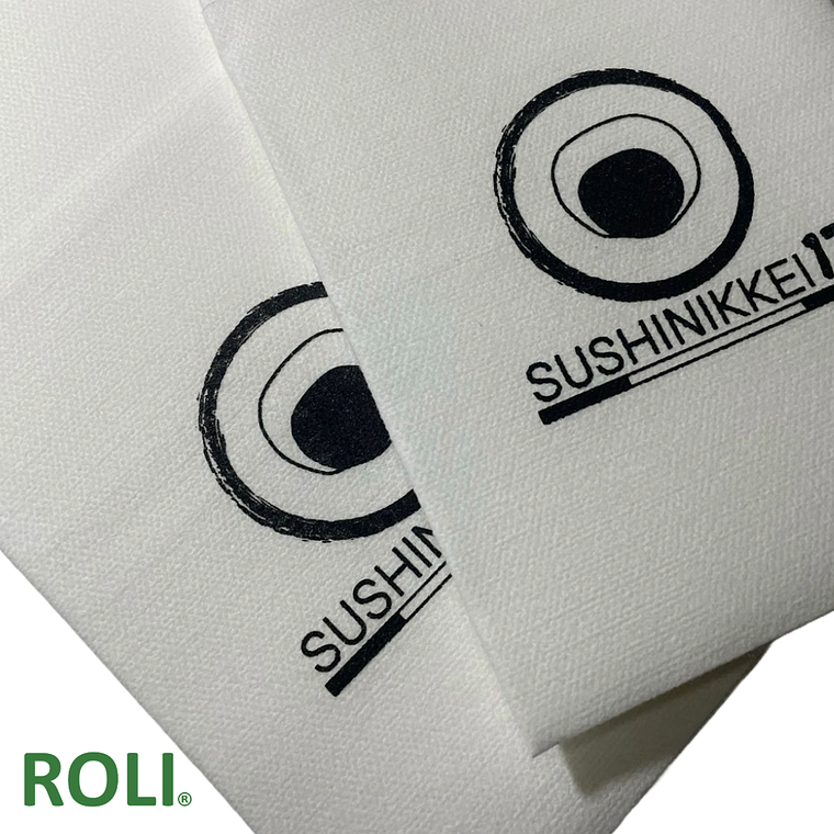 500 Servilletas Airlaid  Blanca Impresas 40x40 cm- 2