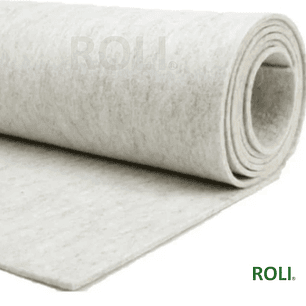 Fieltro de Poliester Blanco 9 mm