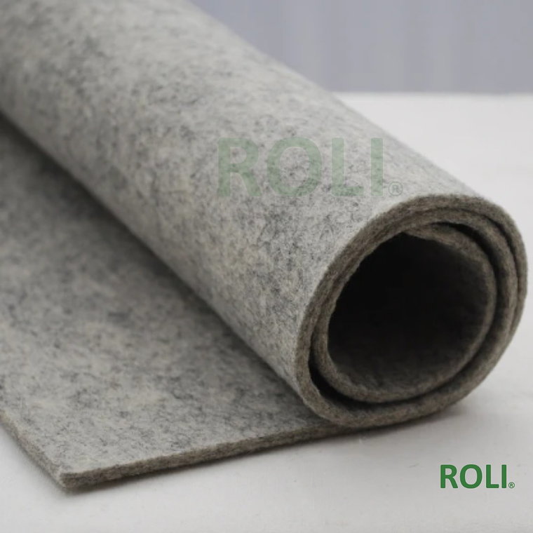 Fieltro de Poliester Gris 10 mm 3