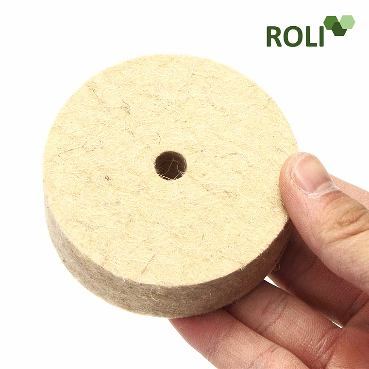 Fieltro Lana Extra Duro Blanco 25 mm 1