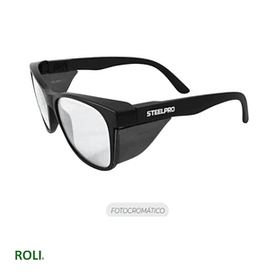 LENTE DE SEGURIDAD SAFEBLACK FOTOCROMATICO STEELPRO