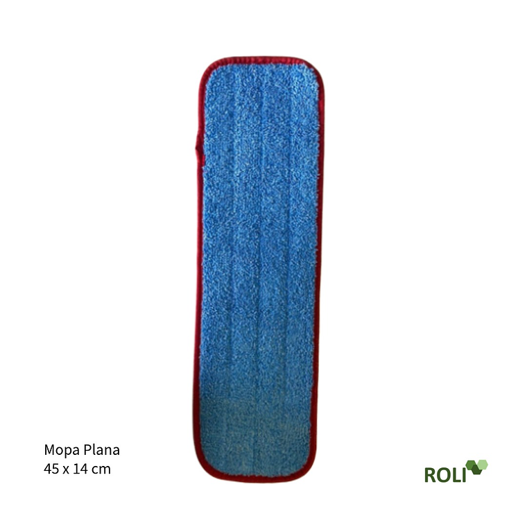 Mopa Seca Húmeda Microfibra 45 x 14 cm  Colores 1