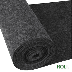 Fieltro de Poliester Negro 14 mm