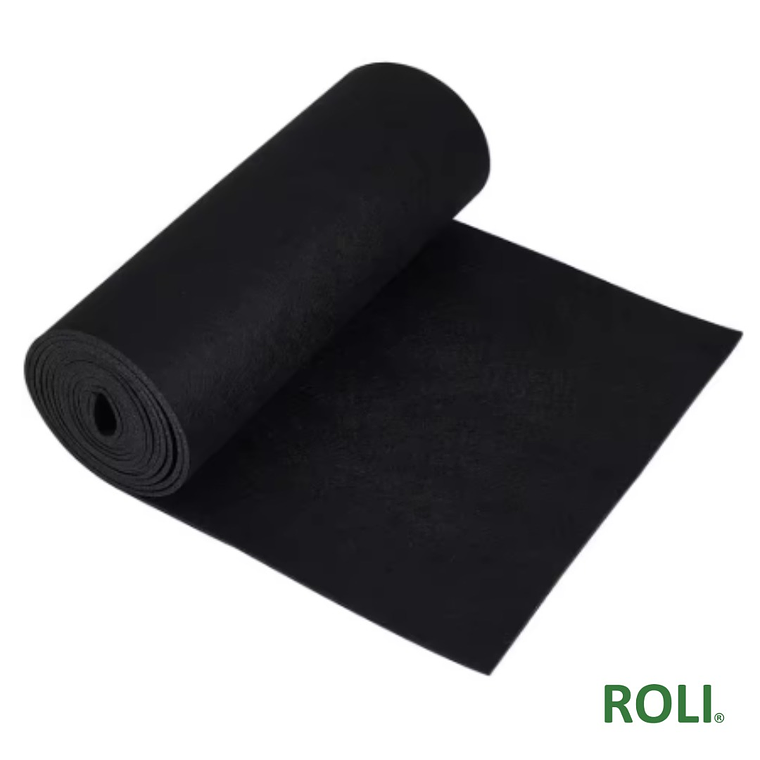 Fieltro de Poliester Negro 10 mm 1