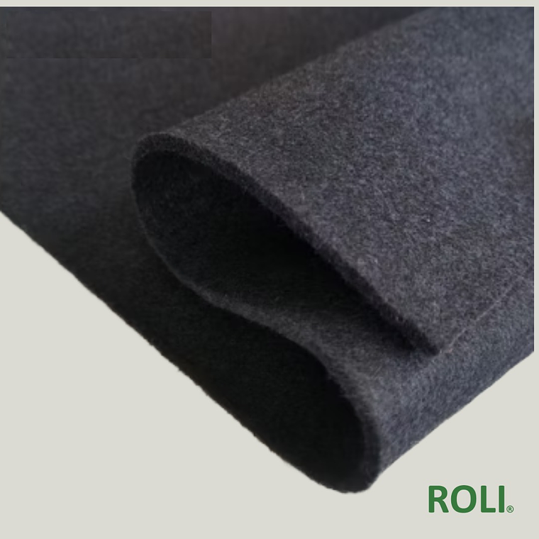 Fieltro de Poliester Negro 8 mm 1