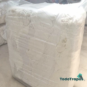 Paños de Algodón Blanco Envase 10 kg. 