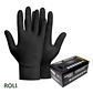 GUANTE RAVEN NITRILO TEXTURIZADO NEGRO 8.0 GR   (CAJA 50 UNIDADES) - Miniatura 3