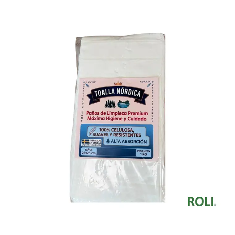 Toallas Absorbentes Nordic 25x25 cm. 1 Kilo 4