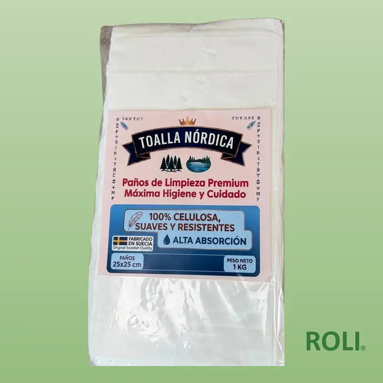 Toallas Absorbentes Nordic 25x25 cm. 1 Kilo 2