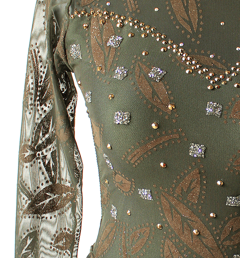 Resina con cristales