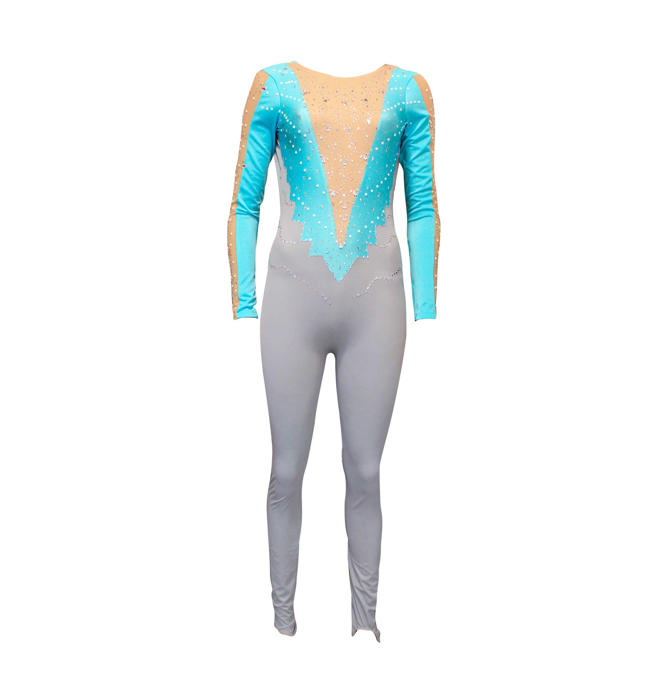 Enterito turquoise & grey