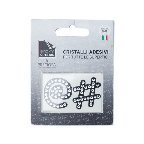 Cristales adhesivos letras