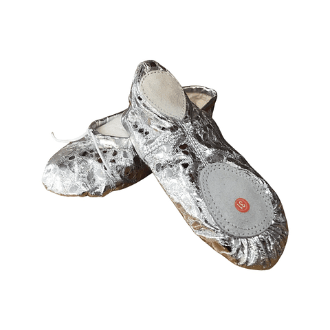 zapatilla de tela de lentejuelas