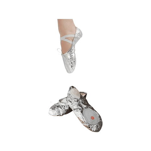 zapatilla de tela de lentejuelas