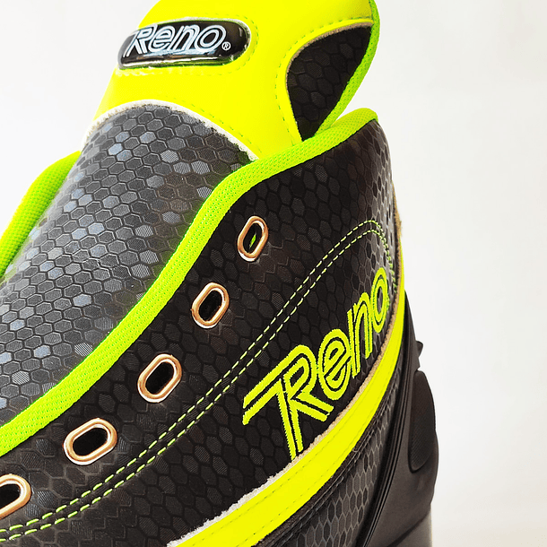 BeeComb Amarillo Fluor Bota Reno hockey 4