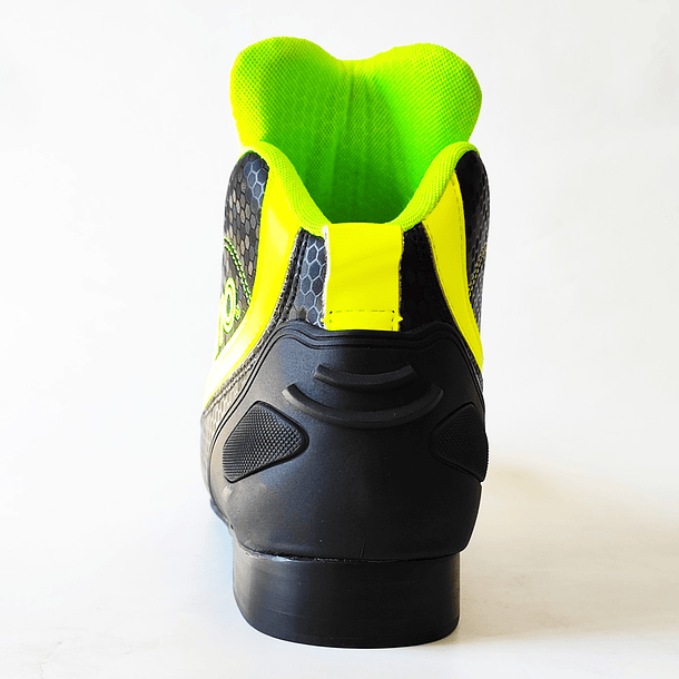 BeeComb Amarillo Fluor Bota Reno hockey 6