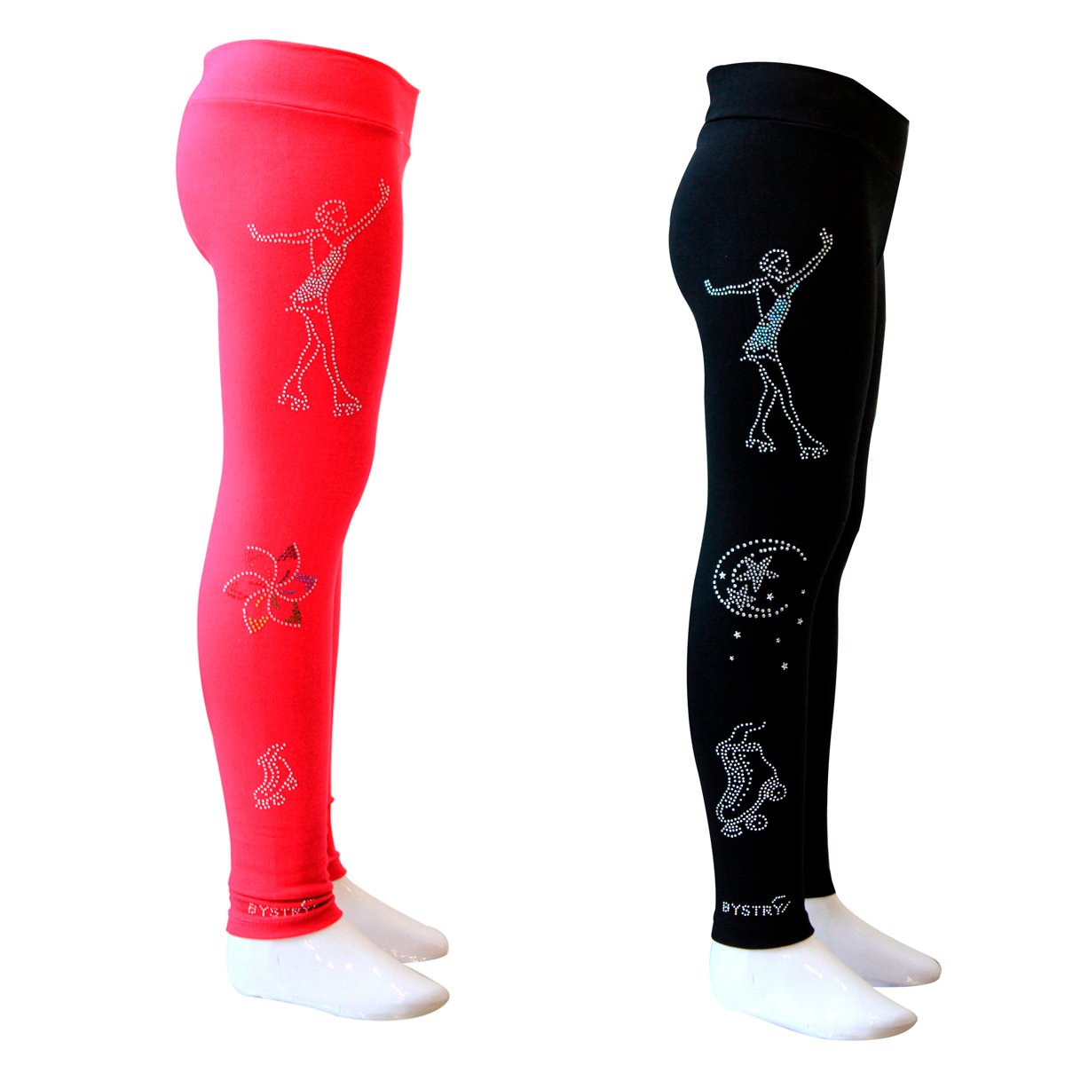 Calza deportiva con strass