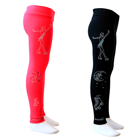 Calza deportiva con strass