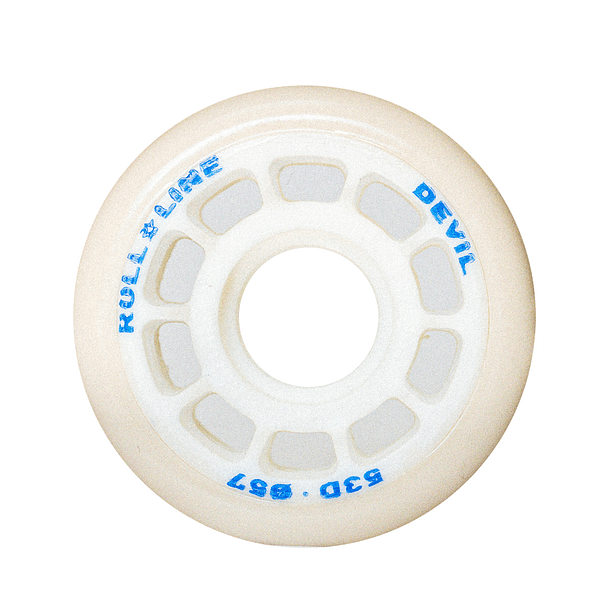 Roll Line - Light Blue Devil Wheels 42D (57mm) - Set of 8 Wheels