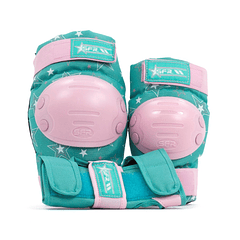 Proteccion Triple Pad Pink Green