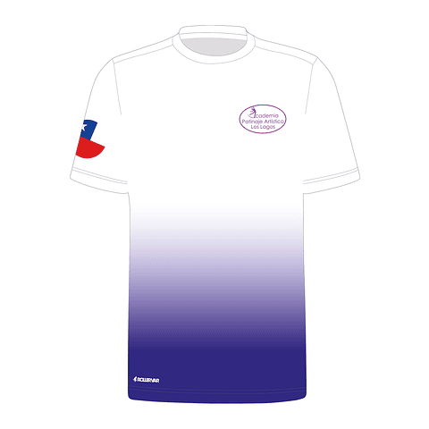 Polera con cristales de Puerto Montt