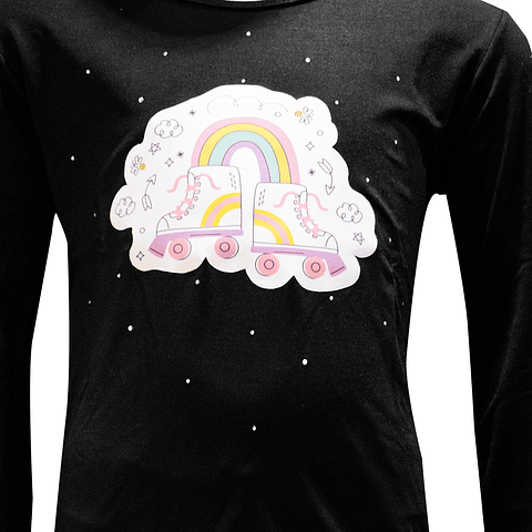 Polera diseños rollervar manga larga