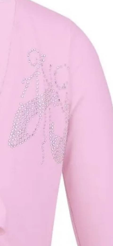 Chaleco Ballet con aplicación de cristal