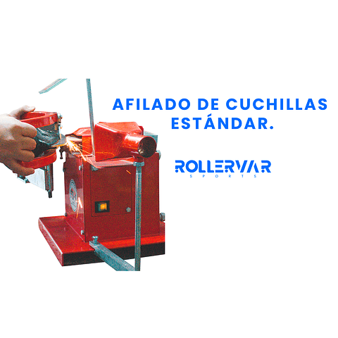 Afilado de cuchillas de patines de hielo estándar